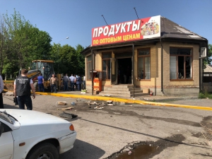 Проводится проверка по факту возгорания магазина в Назрани